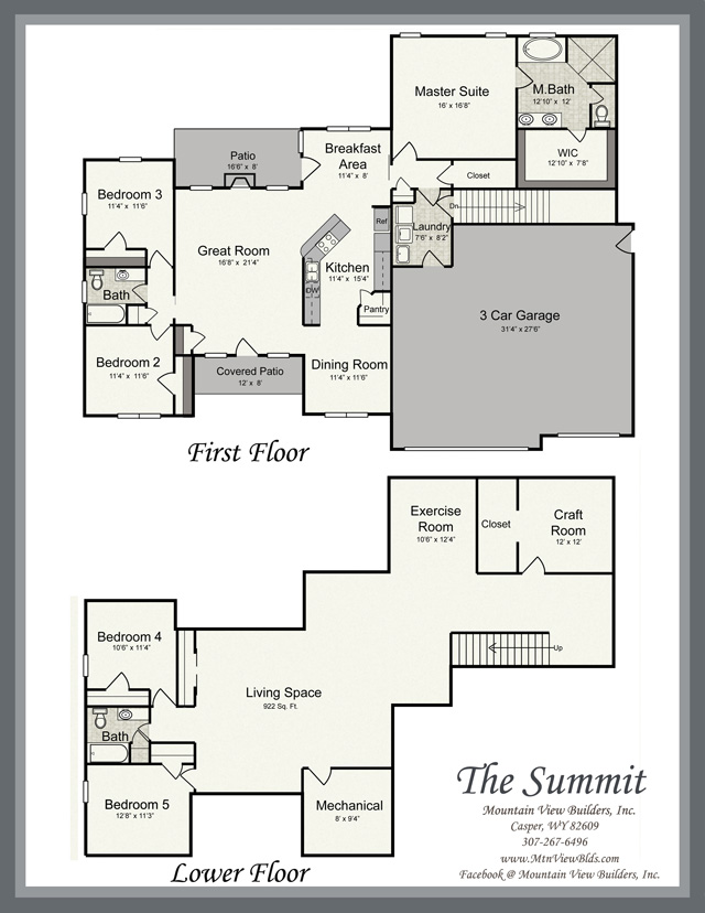 The Summit by Mountain View Builders of Casper Wyoming